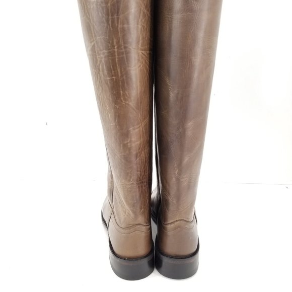 Old West Women's Riding Boot Round Toe Womans Brown Lb1624 sz 7.5M - Picture 3 of 10
